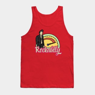 Rockabilly Greaser and Tachometer Tank Top